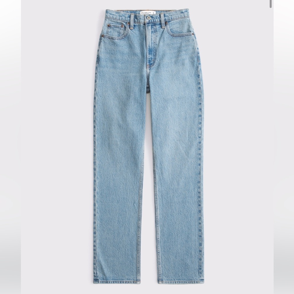 Abercrombie 90s Straight Ultra High Rise